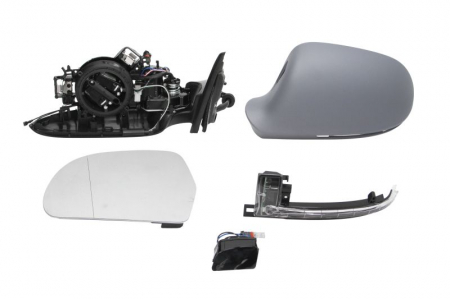 Oglinda stanga asferic, incalzita, grunduita, pliabila electric AUDI A5 intre 2007-2011 [1]