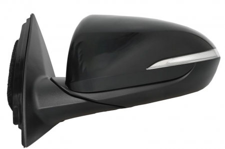 Oglinda stanga electric, asferic, cu incalzire, asistent schimbare benzi, grunduit, rabatabil electric, cu indicator potrivit HYUNDAI i30 PD 02.17- [1]