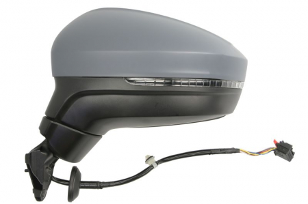 Oglinda stanga electric, asferic, cu incalzire, grunduit, cu semnalizator potrivit VW TIGUAN II 01.16- [1]