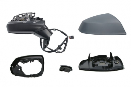 Oglinda stanga (electric, convex, cu încălzire, asistent de schimbare a benzii, rabatabil electric, cu indicator) potrivit AUDI Q5 FY, Q5 FYT 01.17- [1]