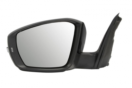 Oglinzi auto - Oglinda stanga (electric, convex, cu incalzire, asistent schimbare banda, grund, rabatare electrica, cu semnalizator) potrivit SKODA OCTAVIA III 06.16-11.19