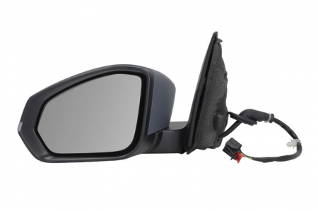 Caroserie - Oglinda stanga electric, convex, cu încălzire, cu semnalizator potrivit SKODA FABIA IV 06.21-