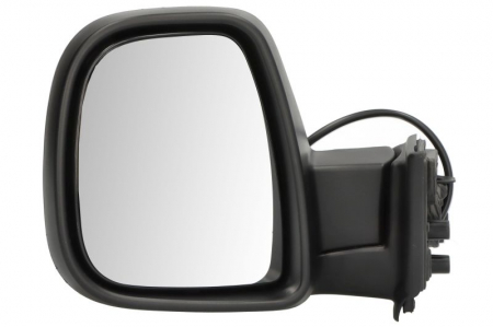Oglinzi auto - Oglinda stanga (electric, convex, cu incalzire, grund, rabatare electrica) potrivit CITROEN BERLINGO III; OPEL COMBO E; PEUGEOT PARTNER III, RIFTER; TOYOTA PROACE CITY 03.18-