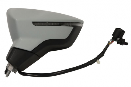 Oglinda stanga electric, convex, cu incalzire, rabatabil electric, cu indicator potrivit SEAT ARONA KJ, IBIZA V 6F 06.17- [1]