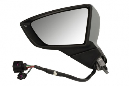 Caroserie - Oglinda stanga electric, convex, cu incalzire, rabatabil electric, cu indicator potrivit SEAT ARONA KJ, IBIZA V 6F 06.17-