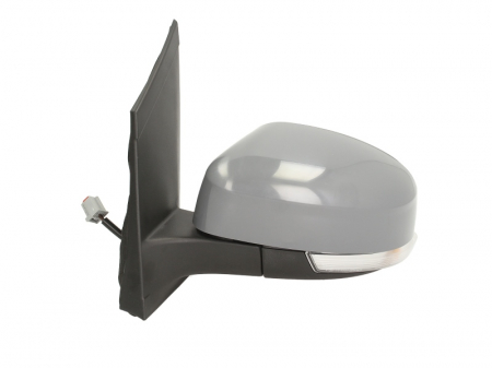 Oglinda stanga potrivit FORD FOCUS 2004-2008 - electrica, asferic, grunduita [1]