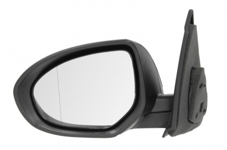 Oglinda stanga potrivit MAZDA 3 2008-2013 - electrica, asferic, incalzita, crom, grunduita [1]