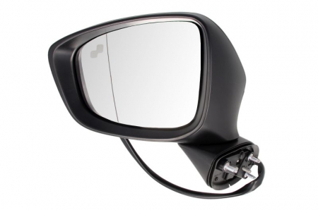 Oglinda stanga electrica, asferic, incalzita, crom, grunduita, pliabila electric MAZDA CX-5 dupa 2011 [0]