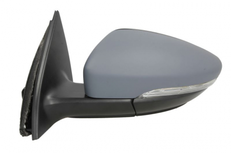 Oglinda stanga electrica, asferic, incalzita, crom, grunduita, pliabila electric VW PASSAT intre 2010-2014 [1]