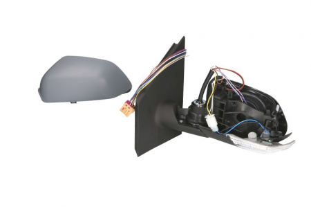 Oglinda stanga electrica, asferic, incalzita, crom, grunduita, pliabila electric VW POLO intre 2005-2009 [1]