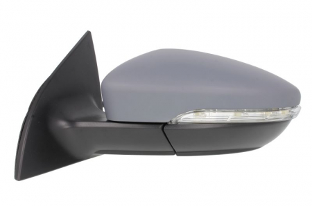 Oglinda stanga electrica, asferic, incalzita, crom, grunduita, pliabila electrica, cu lumina VW SCIROCCO intre 2008-2014 [0]