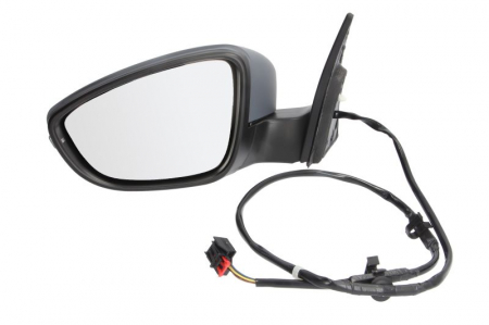 Oglinda stanga electrica, asferic, incalzita, crom, grunduita VW EOS intre 2011-2015 [0]