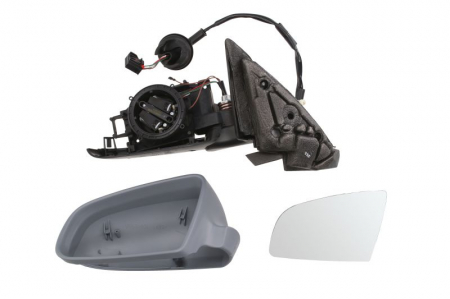 Oglinda stanga electrica, asferic, incalzita, grunduita AUDI A3 intre 2003-2008 [0]