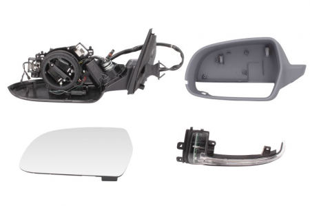 Oglinda stanga electrica, asferic, incalzita, grunduita AUDI A4 intre 2011-2016 [0]