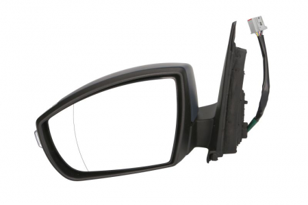 Piese Auto - Oglinda stanga electrica, asferic, incalzita, grunduita, cu lumina FORD GALAXY intre 2006-2010