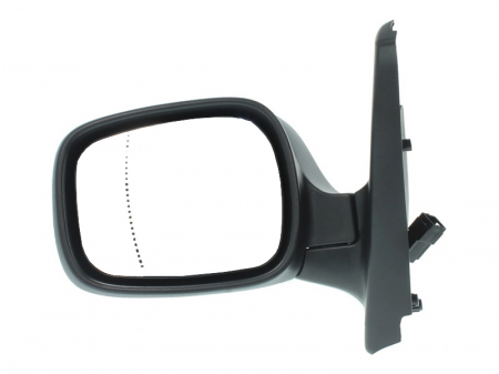 Piese Auto - Oglinda stanga electrica, asferic, incalzita, grunduita NISSAN KUBISTAR; RENAULT KANGOO intre 2003-2009