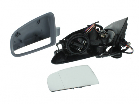 Oglinzi auto - Oglinda stanga electrica, asferic, incalzita, grunduita, pliabila electric AUDI A3 intre 2003-2008