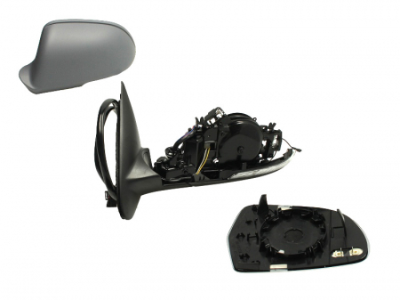 Oglinda stanga electrica, asferic, incalzita, grunduita, pliabila electric SKODA OCTAVIA intre 2008-2013 [1]