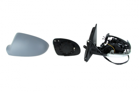 Oglinda stanga potrivit VW PASSAT 2005-2010 - electrica, asferic, incalzita, grunduita [1]
