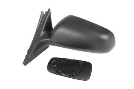 Oglinda stanga electrica, flat, incalzita, albastra, grunduita AUDI A6 intre 1994-1997 [0]