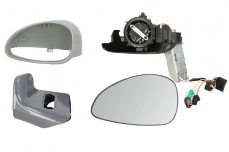 Oglinzi auto - Oglinda stanga potrivit CITROEN C4 I 2004-2009 - electrica grunduita