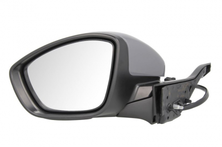 Caroserie - Oglinda stanga electrica incalzita, crom, grunduita, pliabila electric PEUGEOT 2008 I, 208, 208 I dupa 2013