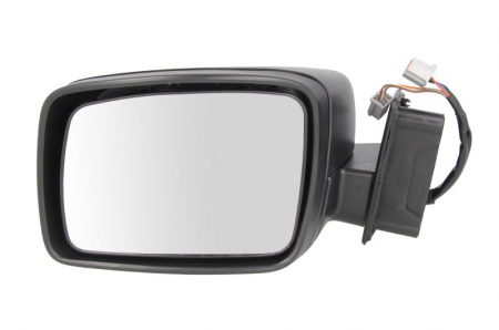 Caroserie - Oglinda stanga electrica incalzita, crom LAND ROVER DISCOVERY III intre 2004-2009