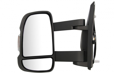 Oglinda stanga electrica incalzita, crom, lunga CITROEN JUMPER FIAT DUCATO PEUGEOT BOXER intre 2006-2014 [0]