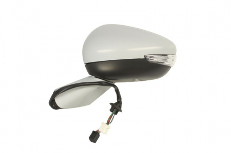 Oglinda stanga electrica incalzita, grunduita, pliabila electrica, cu lumina CITROEN C4 PICASSO 2013-2016 [1]