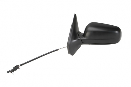 Caroserie - Oglinda stanga manuala, asferica, cu carcasa VW GOLF IV, BORA intre 1997-2006