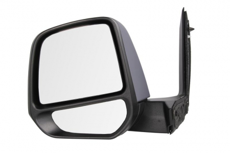Oglinda stanga potrivit FORD TRANSIT / TOURNEO CONNECT dupa 2013 - manuala crom, grunduita [1]