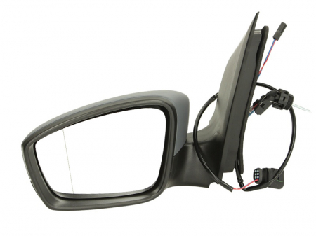 Caroserie - Oglinda stanga mecanica asferic, grunduita SEAT MII; SKODA CITIGO; VW UP intre 2011-2016