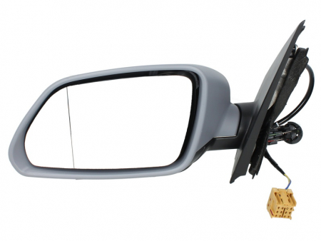 Oglinda stanga mecanica asferic, grunduita VW POLO intre 2004-2009 [0]
