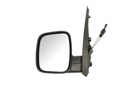 Oglinda stanga mecanica grunduita CITROEN NEMO; FIAT FIORINO; PEUGEOT BIPPER intre 2007-2016 [0]