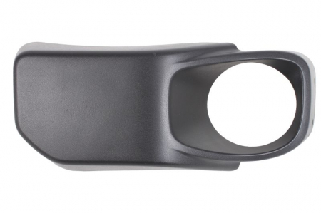 Elemente bara - Ornament bandou bara fata stanga cu locas proiector plastic, negru potrivit JEEP WRANGLER III JK 08.10-11.17