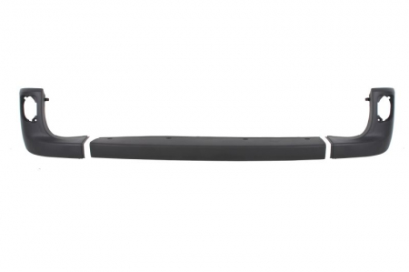 Ornamente - Ornament bandou bara spate (set, plastic, negru, certificate TÜV) potrivit MERCEDES CITAN W415; RENAULT KANGOO II 02.08-12.20