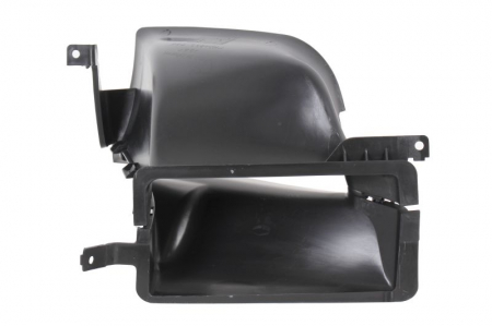 Elemente bara - Ornament bandou bara stanga (negru/crom) potrivit HYUNDAI ELANTRA VII 03.20-01.23