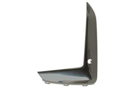 Ornamente - Ornament bara fata stanga model pachet M, cu gauri senzori parcare plastic, negru lucios potrivit BMW Seria 5 G30, G31, G38, F90 dupa 2020