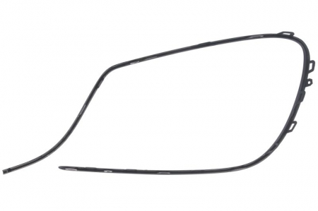 Ornament Grila bara fata exterior stanga partea inferioara, model AMG plastic, negru potrivit MERCEDES Clasa S-KLASA W222 2017-2020 [1]