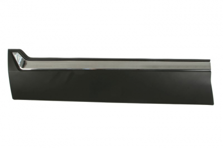 Suporti caroserie - Ornament portiera fata stanga (negru, cu dungă acoperită cu crom) potrivit HONDA CR-V V 12.16-06.23