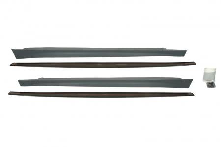 Ornamente - Ornament prag exterior grunduit, set potrivit BMW 4 GRAN COUPE F36 dupa 2014