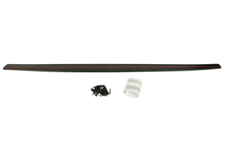 Ornamente - Ornament prag exterior negru-mat, set potrivit BMW 4 F32, F82, 4 F33, F83, 4 GRAN COUPE F36 dupa 2013