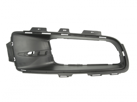 Grile - Ornament proiector bara potrivit BMW X5 2007-2010 - fata dreapta cu locas proiectoare, negru