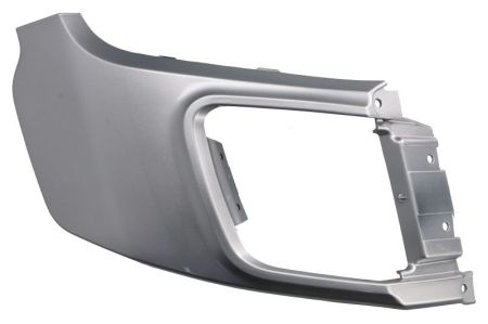 Ornamente - Ornament sistem evacuare spate stanga argintiu, DYNAMIC potrivit LAND ROVER RANGE ROVER EVOQUE L538 06.11-