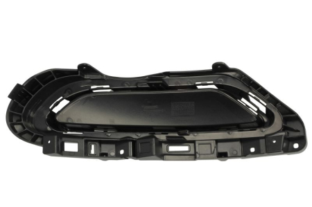 Ornament sistem evacuare spate stanga plastic, negru/crom potrivit VW PASSAT B8 08.14-01.19 [1]
