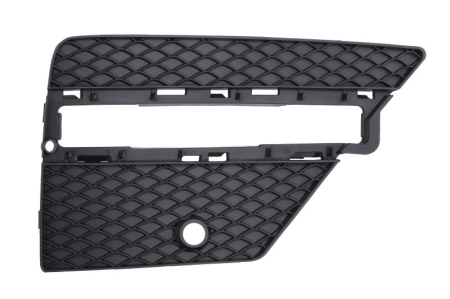 Grile - Ornanent grila fata Dreapta potrivit MERCEDES M/ML-KLASA W166 2011-2015 (cu gauri pentru lumini de zi, negru, AMG STYLING)