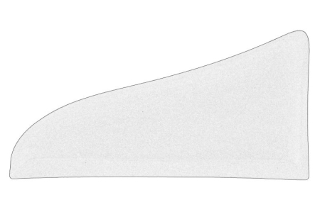 Grile - Ornanent panou lateral spate Dreapta potrivit CITROEN JUMPER II; FIAT DUCATO; PEUGEOT BOXER 2006-2017 (parte spate, distanta scurta 2.950mm)