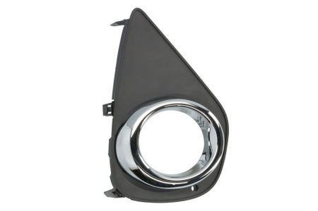 Panou fata fata Dreapta (cu orificii lampa ceata, plastic, crom/negru) potrivit TOYOTA YARIS, YARIS/HATCHBACK 12.10- 07.14-04.17 [0]