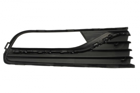 Panou fata fata Stanga (cu orificii lampa ceata, plastic, crom/negru/negru lucios) potrivit VW POLO, POLO V dupa 2009 2014-2017 [1]