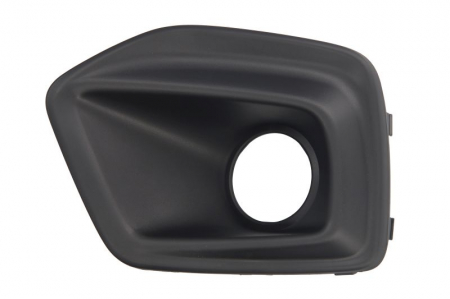 Grile - Panou fata fata Stanga (cu orificii lampa ceata, plastic, negru, THATCHAM) potrivit FIAT FIORINO/MINIVAN dupa 2007 dupa 2016